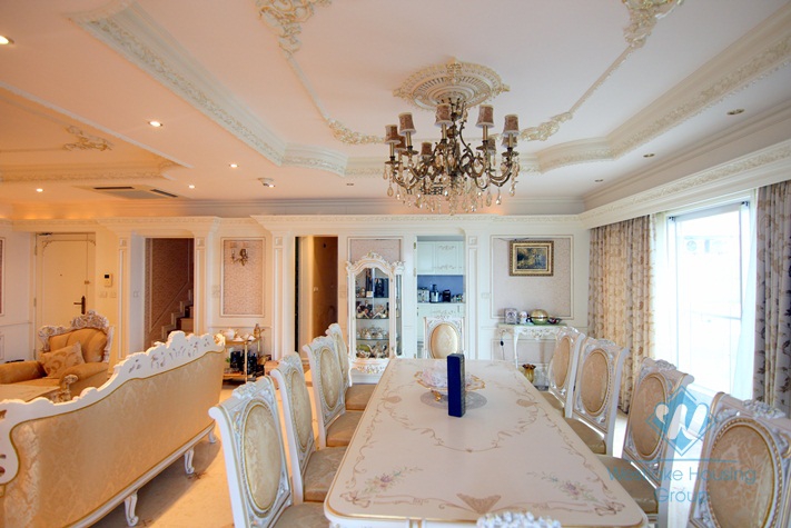 Luxury 03 bedrooms apartment with lake view for rent in Gold Westlake Building, Tay Ho district 